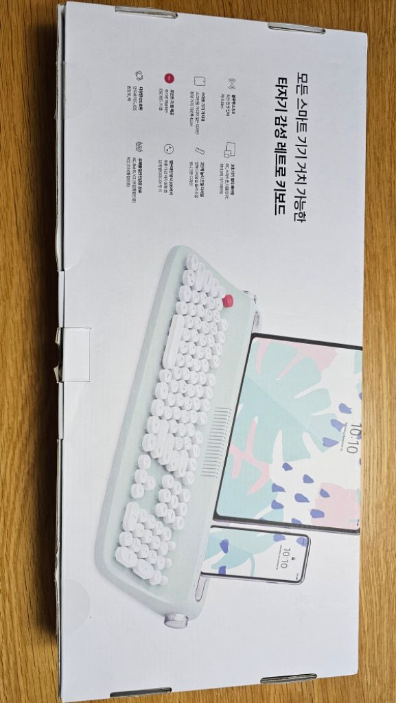 엑토actto 레트로 블루투스 키보드 b503(사은품--1