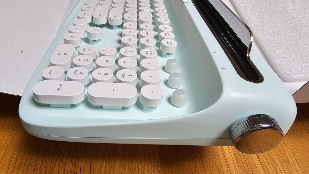 엑토actto 레트로 블루투스 키보드 b503(사은품--4