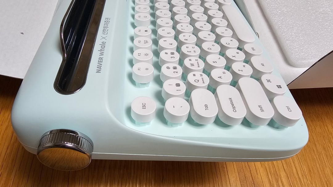 엑토actto 레트로 블루투스 키보드 b503(사은품--5