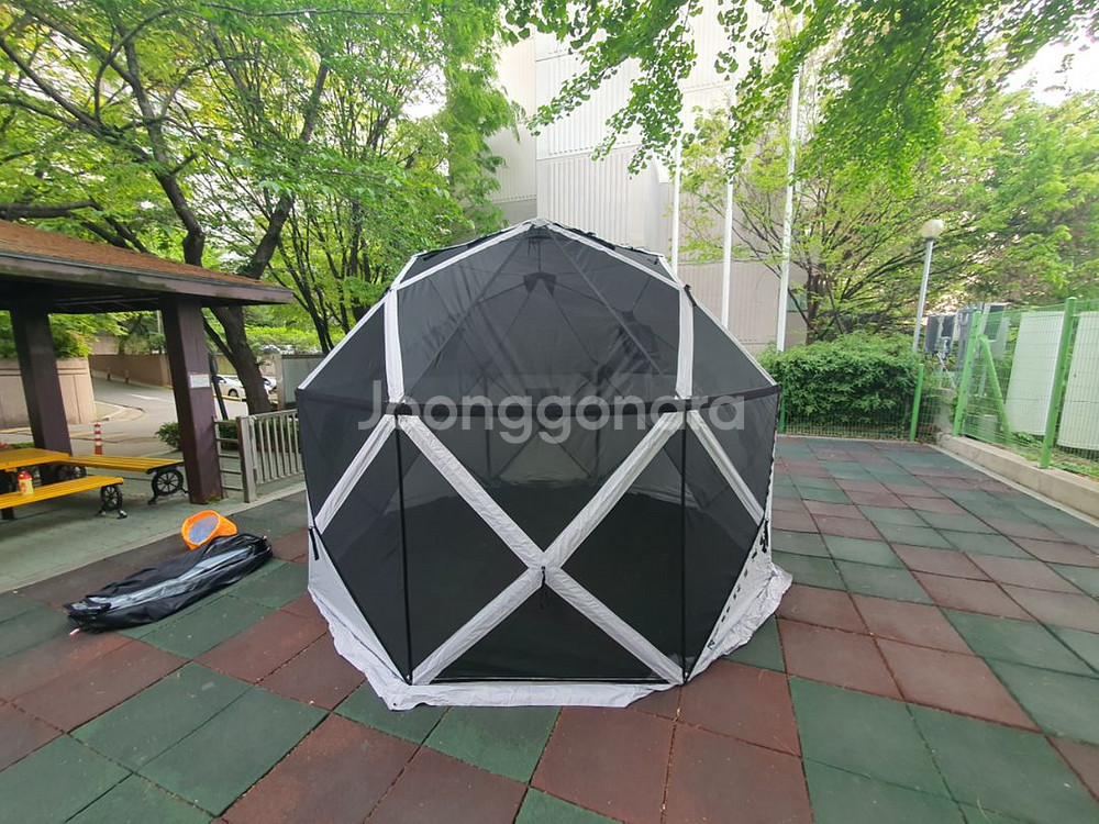6각 원터치 텐트--4