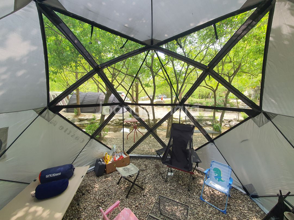 6각 원터치 텐트--3