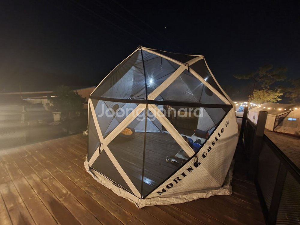 6각 원터치 텐트--9