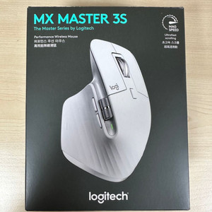 MX MASTER 3S 화이트 무소음 마우스 단순개봉