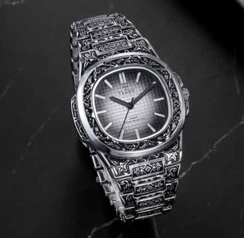 [탠디]남성 메탈손목시계 인그레이빙라인 판매