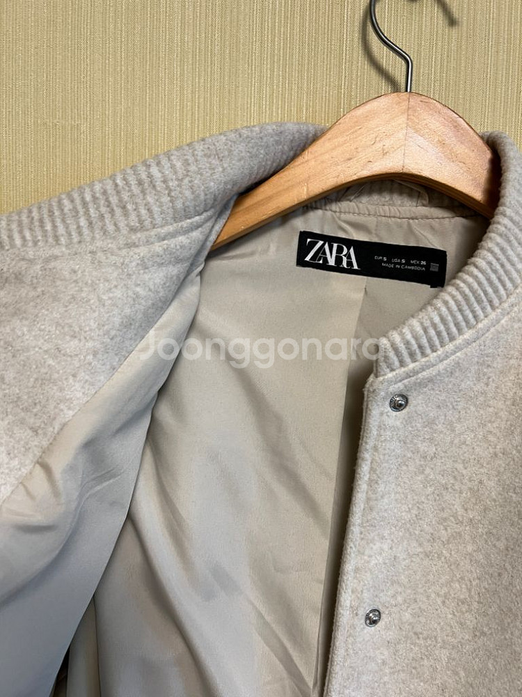 자라 여자 숏점퍼 항공점퍼 블루종자켓--5