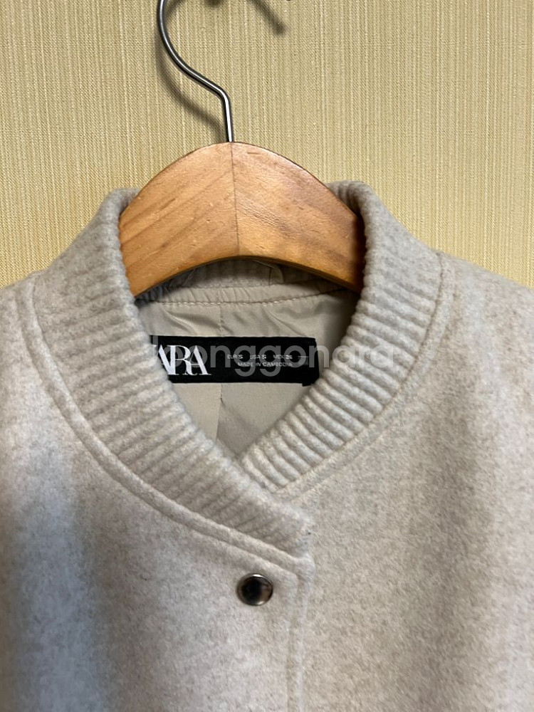 자라 여자 숏점퍼 항공점퍼 블루종자켓--2