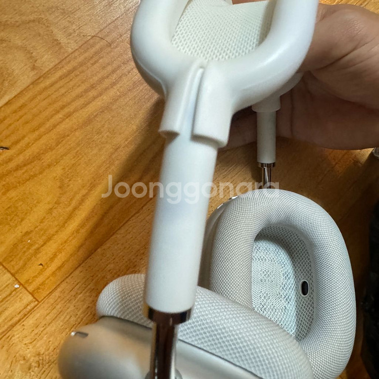 에어팟맥스 실버 + 거치대--1