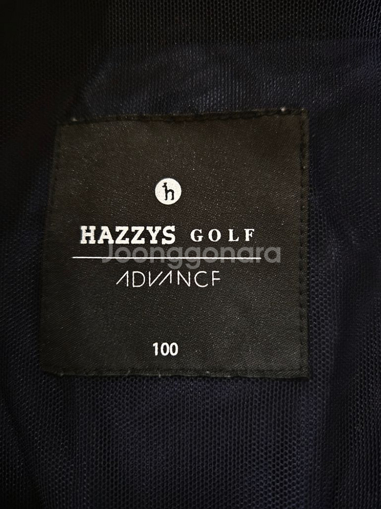 100)HAZZYS GOLF헤지스골프아노락반집업바람막이--3