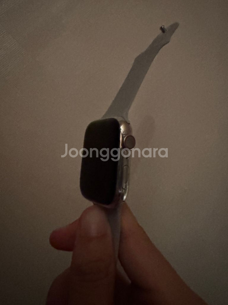 애플워치7 45mm 스테인리스 실버--1