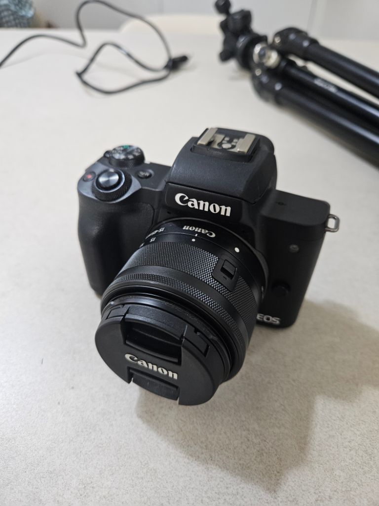 [가격내림]캐논 eos m50 카메라 + 촬영용 세트