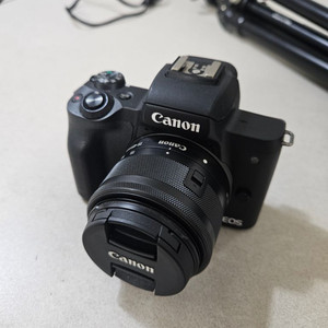 [가격내림]캐논 eos m50 카메라 + 촬영용 세트