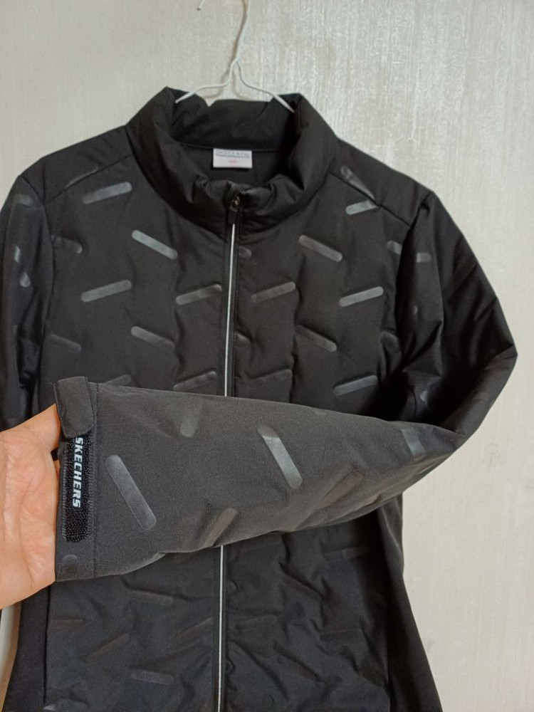 여성 스케쳐스 간절기 오리털 슬림패딩(스판105)--2