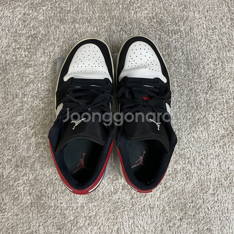 조던 1 로우 블랙토 270--3