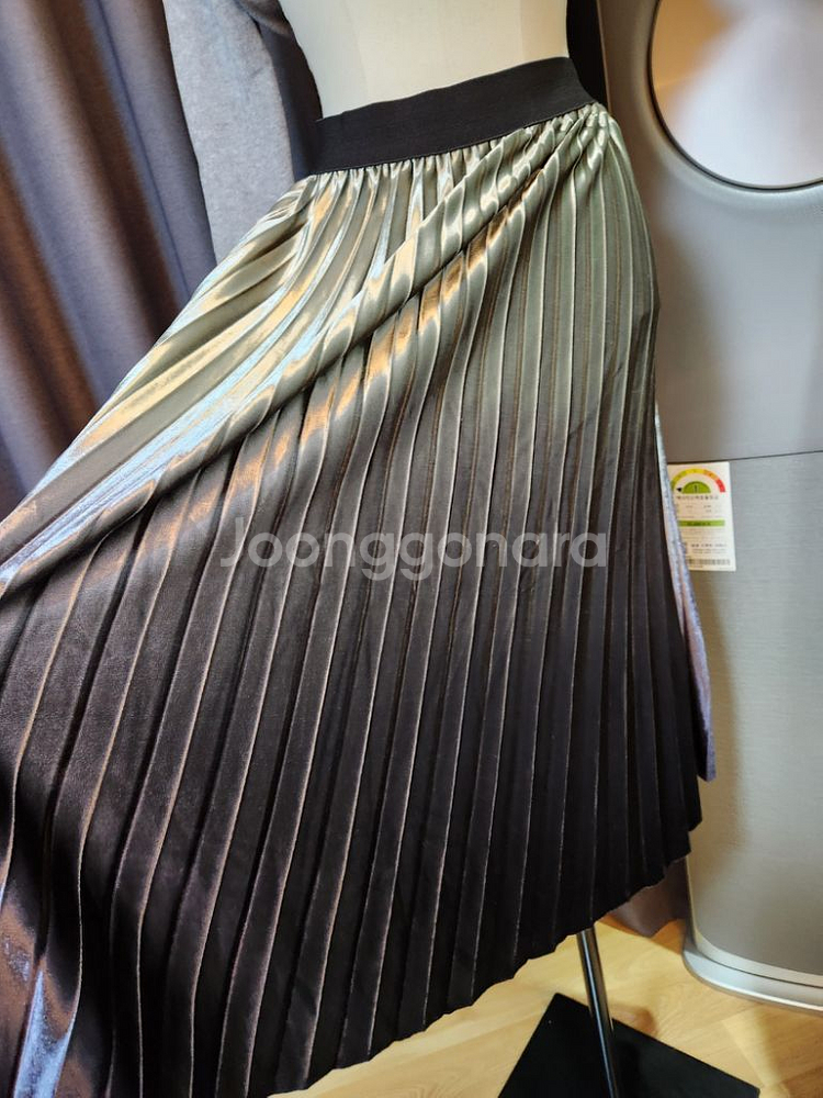 55~55반 n.by 니트티셔츠/플리츠 스커트--6