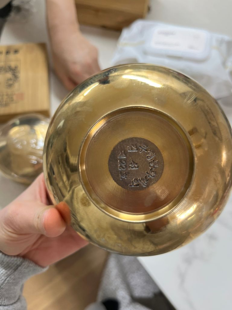 방짜 유기그릇 세트 정품--5