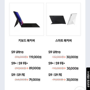 갤럭시 탭s9+,s9fe + 키보드 북커버 배송지 변경