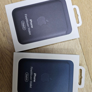 애플 정품 맥세이프 카드지갑 퍼시픽 블루(미개봉)