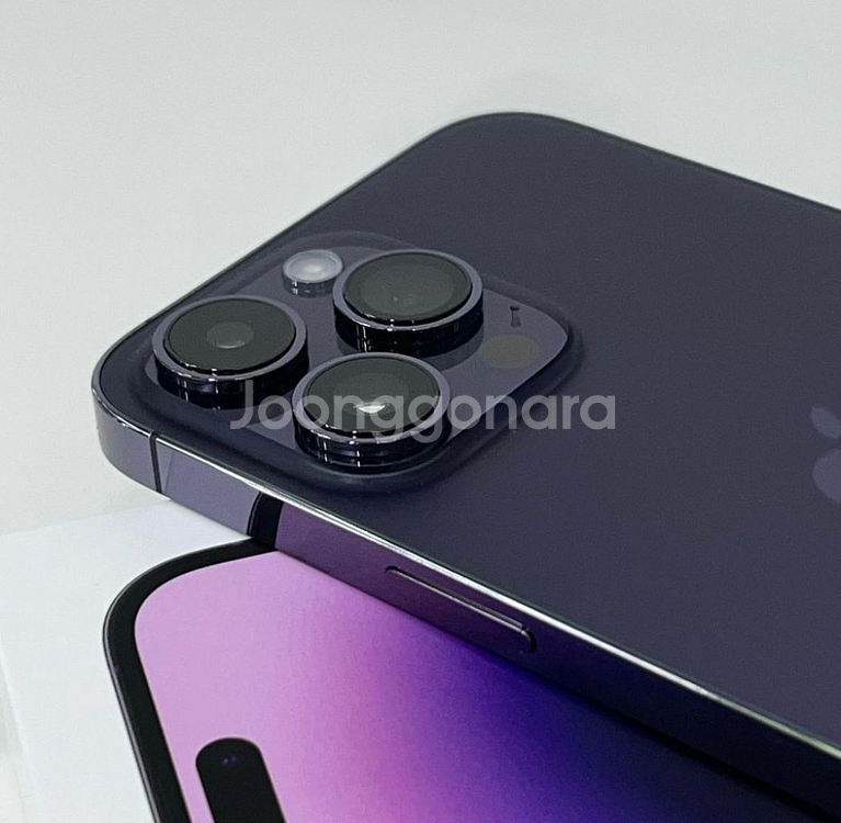 S급 아이폰14프로 딥퍼플 128G 풀박스--1