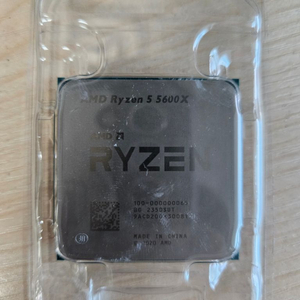 cpu amd 라이젠 5600x 신품급팜