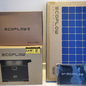 에코플로우 델타2+태양광 160w 풀세트 새상품 팝니다
