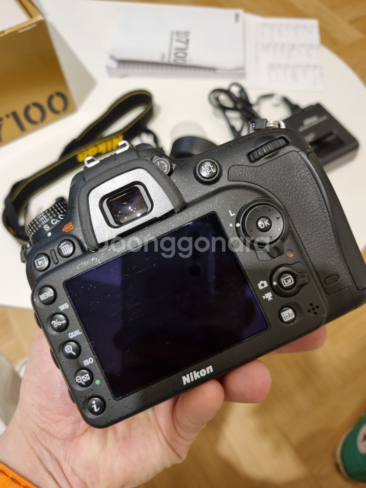 니콘 정품 D7100 번들렌즈 18-55 가방--1