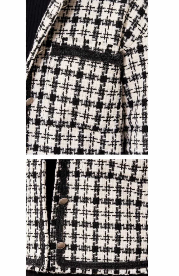 에잇세컨즈 트위드자켓/풀택새제품--2