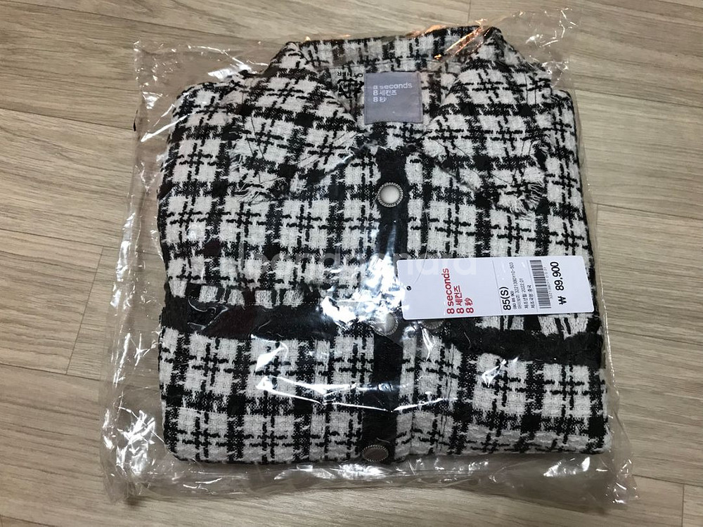 에잇세컨즈 트위드자켓/풀택새제품--3
