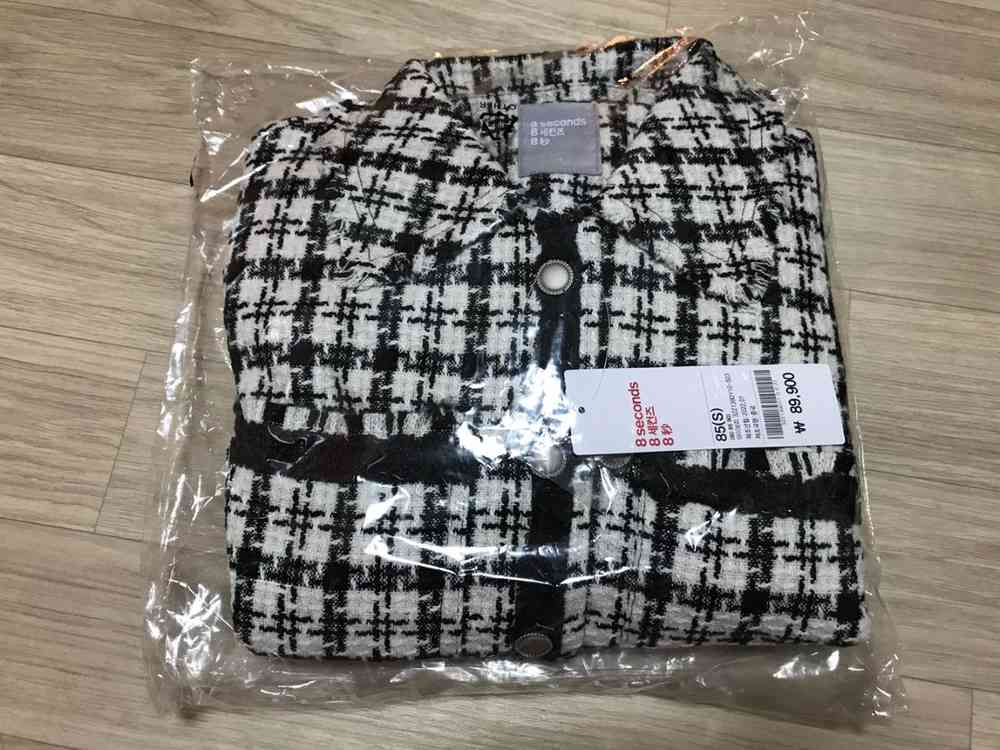 에잇세컨즈 트위드자켓/풀택새제품--3