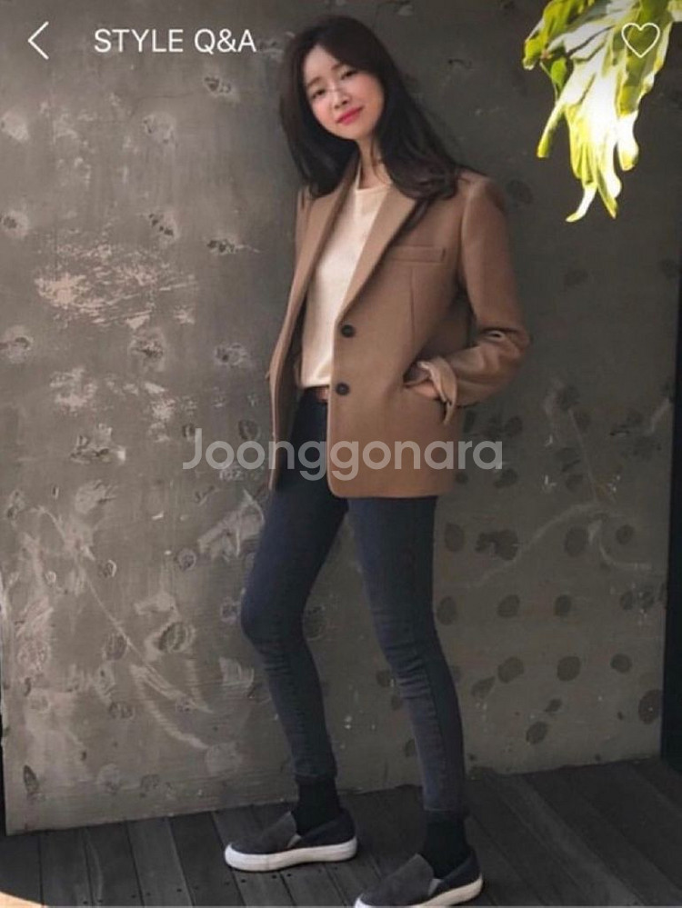 코드유 제인자켓 카멜컬러--1