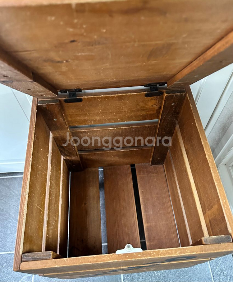 자체제작 원목 보관함 이동식 박스--3