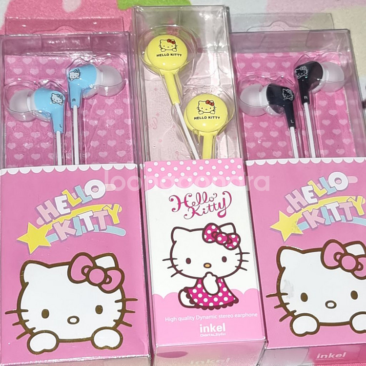 (새상품) 고전 키티 이어폰 y2k 갸루 양산형--0