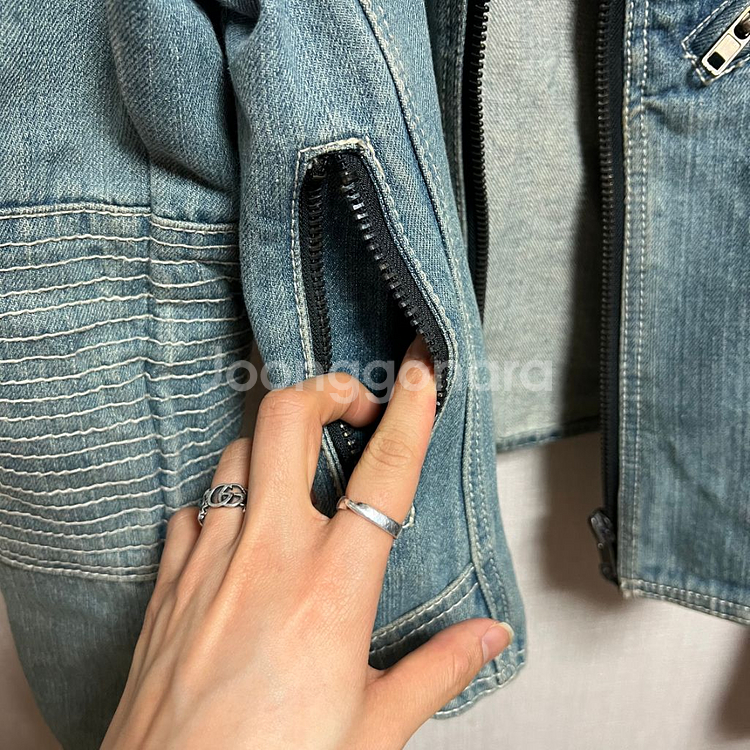 빈티지 라이더 청자켓(55)--4