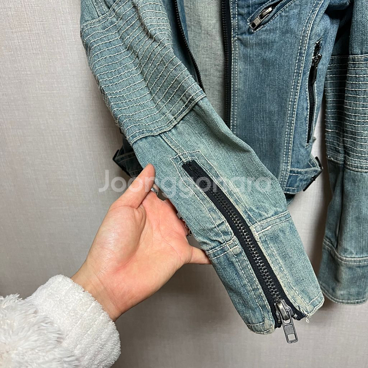 빈티지 라이더 청자켓(55)--5