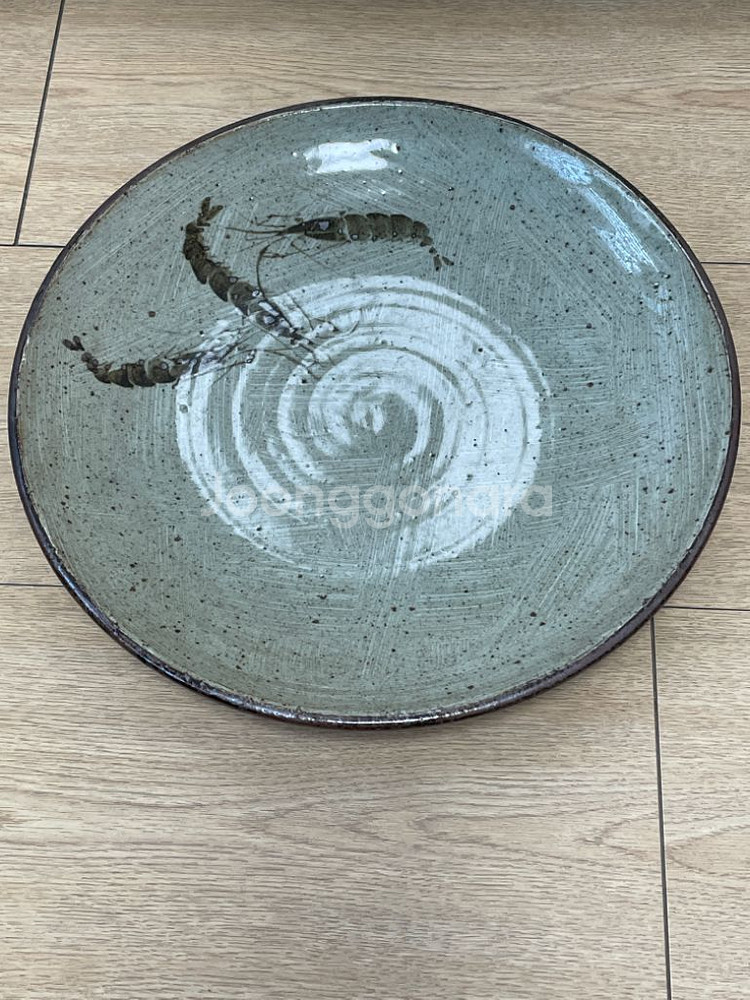 새우문양 대형접시(32cm)--1