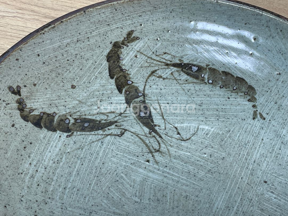 새우문양 대형접시(32cm)--3