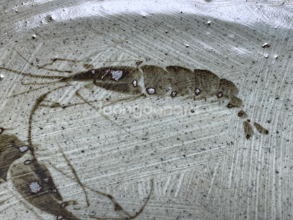 새우문양 대형접시(32cm)--5