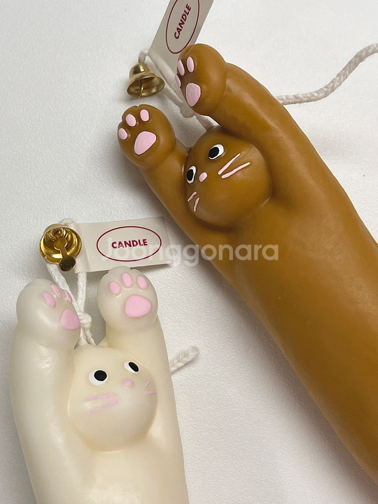길쭈욱 고양이 캔들 인테리어소품--1