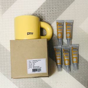프리메라 옐로우 머그컵+세라캡슐 썬크림(10ml*5개)