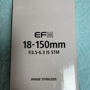 Canon 미러리스 줌렌즈 EFM 18-150mm