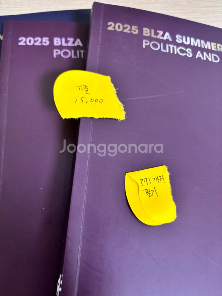 2025 대성마이맥 최여름t 정치와 법 교재--2