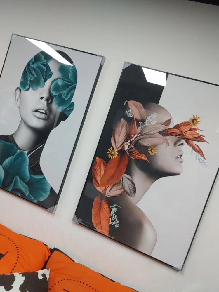 플라워 여인 명품 럭셔리 대형 그림 액자 인테리어소품 이미지