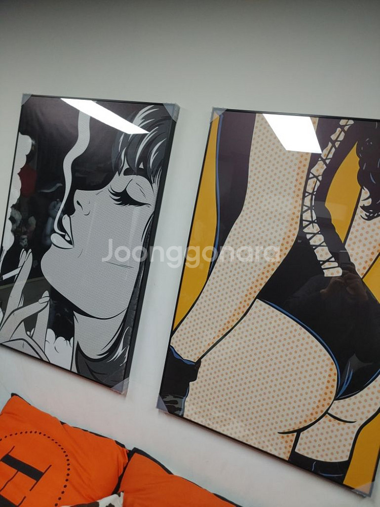 섹시 팝아트 여인 대형 그림 액자 인테리어소품 그림액자--5