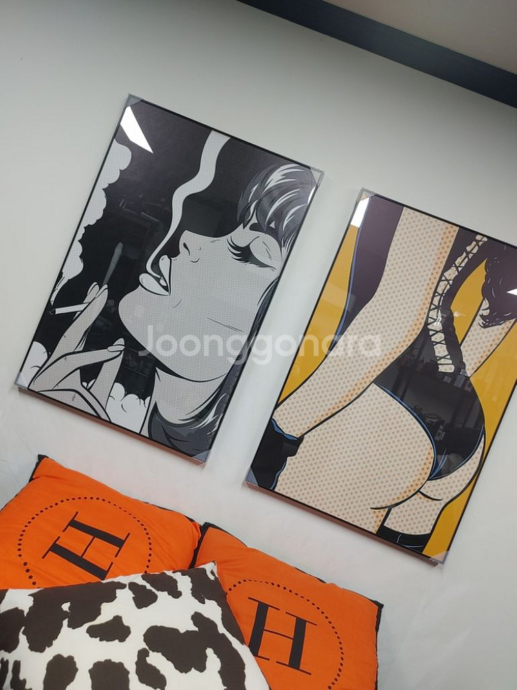 섹시 팝아트 여인 대형 그림 액자 인테리어소품 그림액자--6