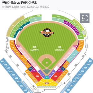 4/2 한화이글스 vs 롯데자이언츠