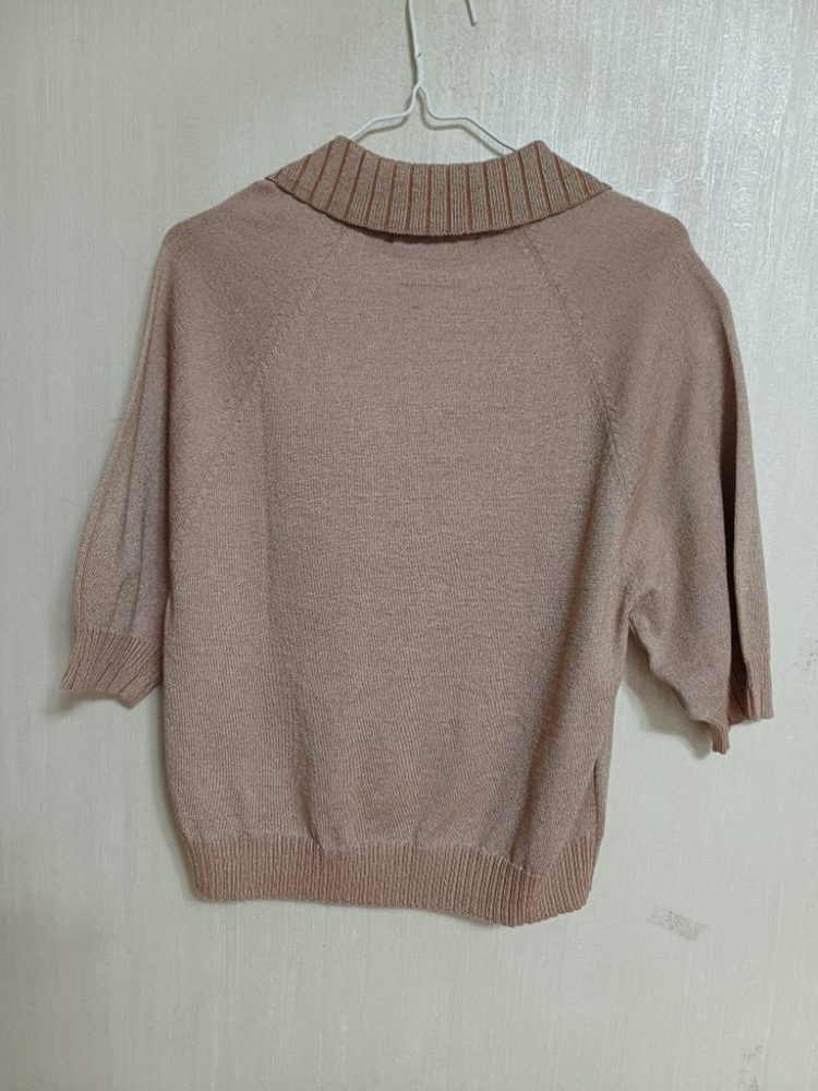 여성 칼라거펠트 봄.가을 반팔니트 (박시90-95) 이미지