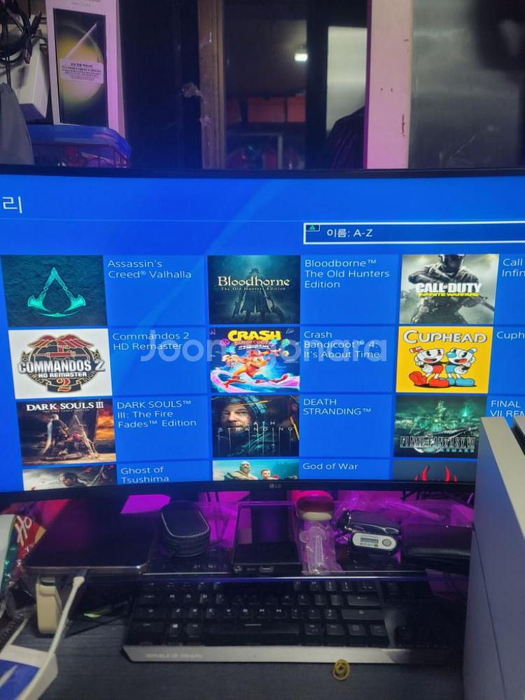 ps4 커펌 6.72 본체 듀얼쇼크 1개 외 하드--4