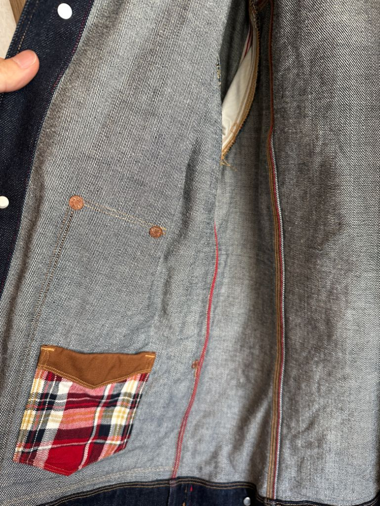 준야 와타나베 X 꼼 데 가르송 데님자켓 M 이미지