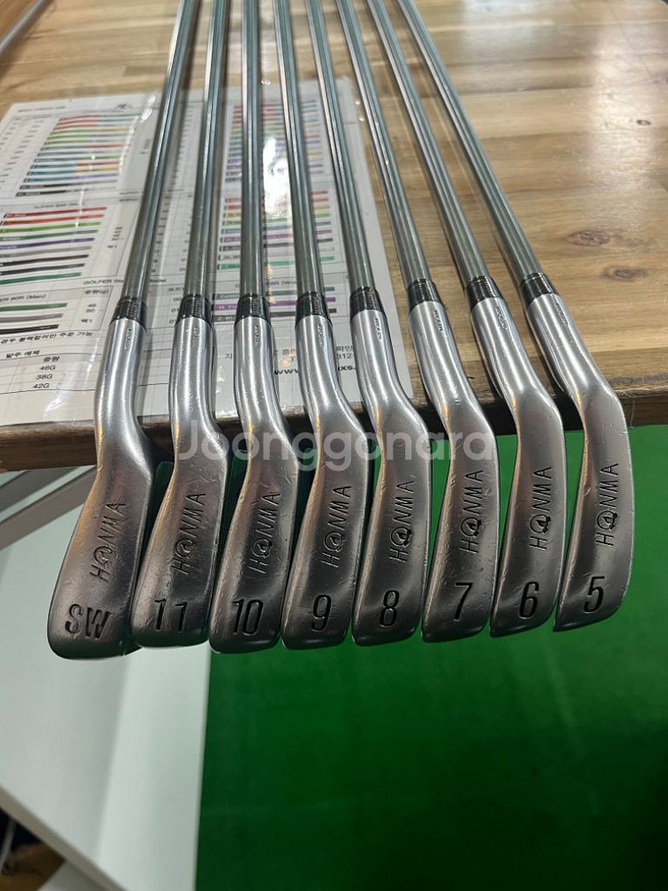 혼마 LB280 5~S 8개 세트--1