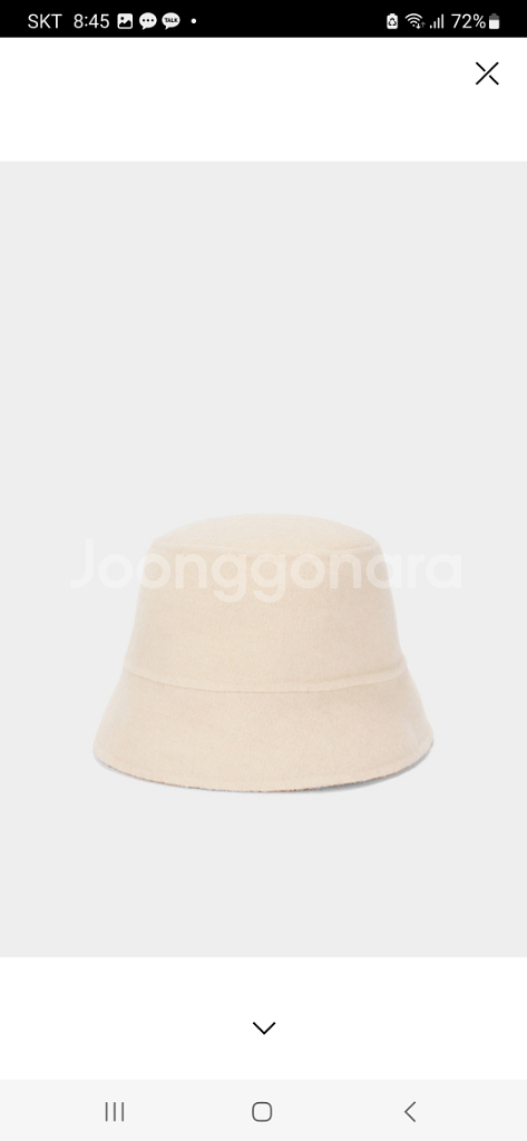 한섬더캐시미어 모자--1