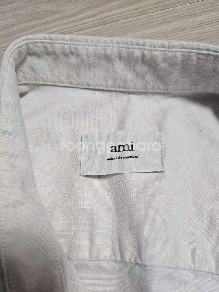 남성 아비 옥스포드 셔츠 42사이즈 아이보리--1